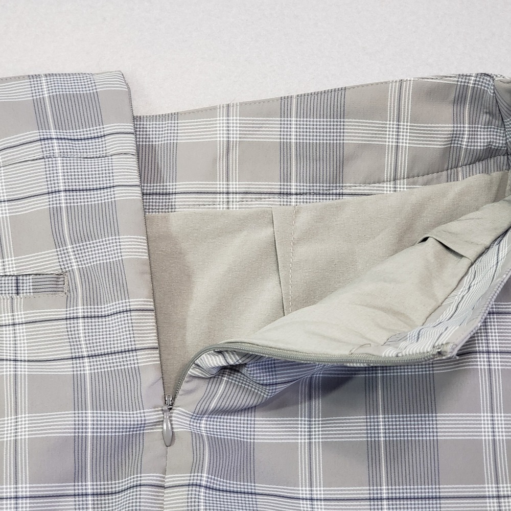 Nike Golf Dri-FIT Gray Plaid Pleated Skort Womens 6 Moisture Wicking Performance - Picture 12 of 16